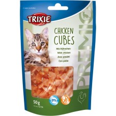 Trixie PREMIO Chicken Cubes Куриные кубики лакомство для кошек 50 г (42706)